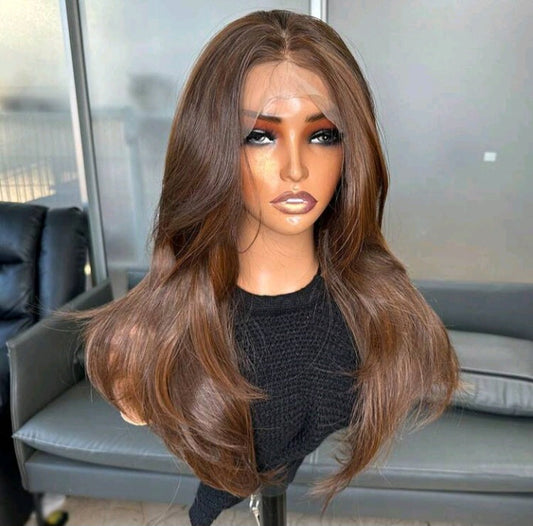 Brown Lace Front Wigs